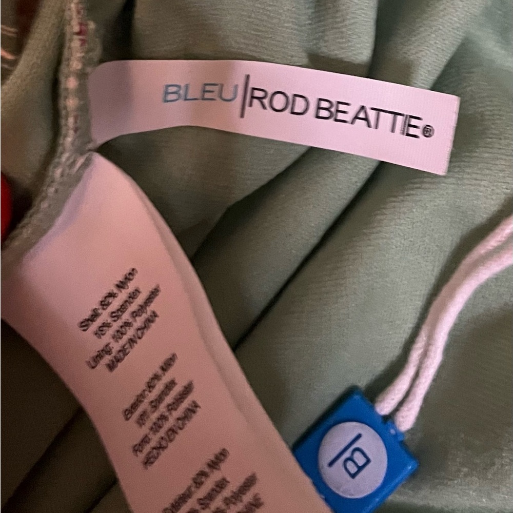 Bleu Rod Beattie Monstera Leaf One Piece Swimsuit size 12 - Picture 14 of 16